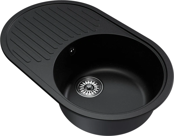 Мойка кухонная Mixline ML-GM16 ультра-черная фото в интернет-магазине «Wasser-Haus.ru»