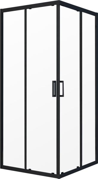 Душевой уголок Vincea Alpha VSS-3AL900CLB 90x90, профиль черный, стекло прозрачное фото в интернет-магазине «Wasser-Haus.ru»