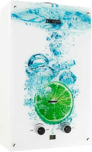 Водонагреватель Zanussi Fonte Glass GWH 10 Lime фото в интернет-магазине «Wasser-Haus.ru»