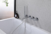 Смеситель ABBER Wasser Kreis AF8130 для ванны скрытого монтажа, хром фото в интернет-магазине «Wasser-Haus.ru»