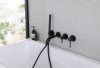 Смеситель ABBER Wasser Kreis AF8130B для ванны скрытого монтажа, черный матовый фото в интернет-магазине «Wasser-Haus.ru»