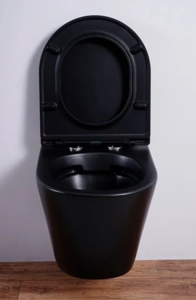 Унитаз подвесной Esbano Clavel ESUPCLAVBM черный матовый фото в интернет-магазине «Wasser-Haus.ru»