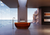Прозрачная ванна ABBER Kristall AT9703Opal коричневая фото в интернет-магазине «Wasser-Haus.ru»