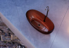 Прозрачная ванна ABBER Kristall AT9703Opal коричневая фото в интернет-магазине «Wasser-Haus.ru»